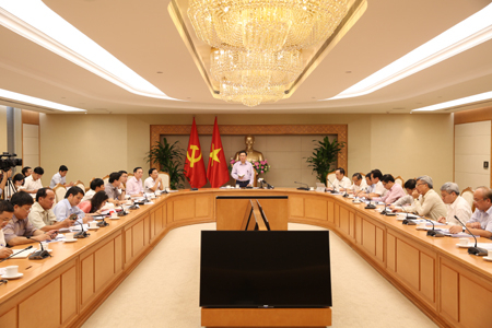 Phó Thủ tướng Vương Đình Huệ chủ trì cuộc họp về 12 dự án, nhà máy yếu kém